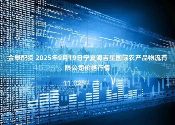 金景配资 2025年9月19日宁夏海吉星国际农产品物流有限公司价格行情